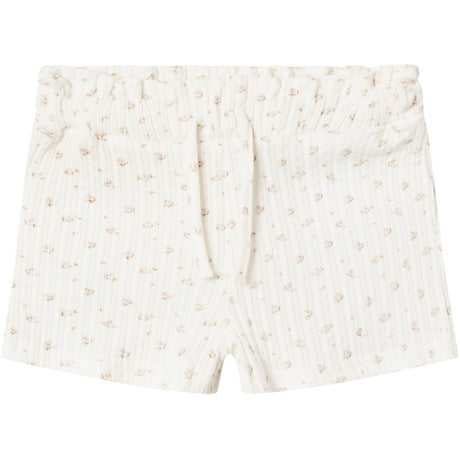 Lil'Atelier Coconut Milk Hulla Løs Shorts