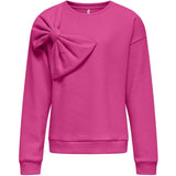 kids ONLY Raspberry Rose Valerie Bow Sweatshirt