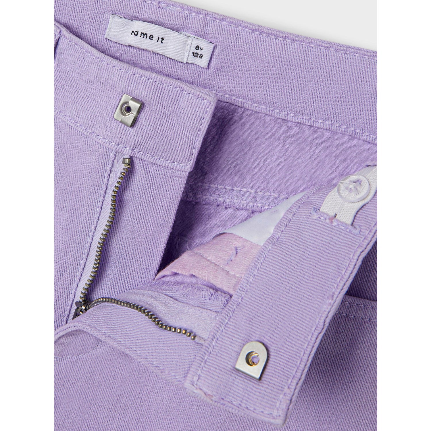 Name It Lilac Breeze Rose Mom Twill Shorts 2