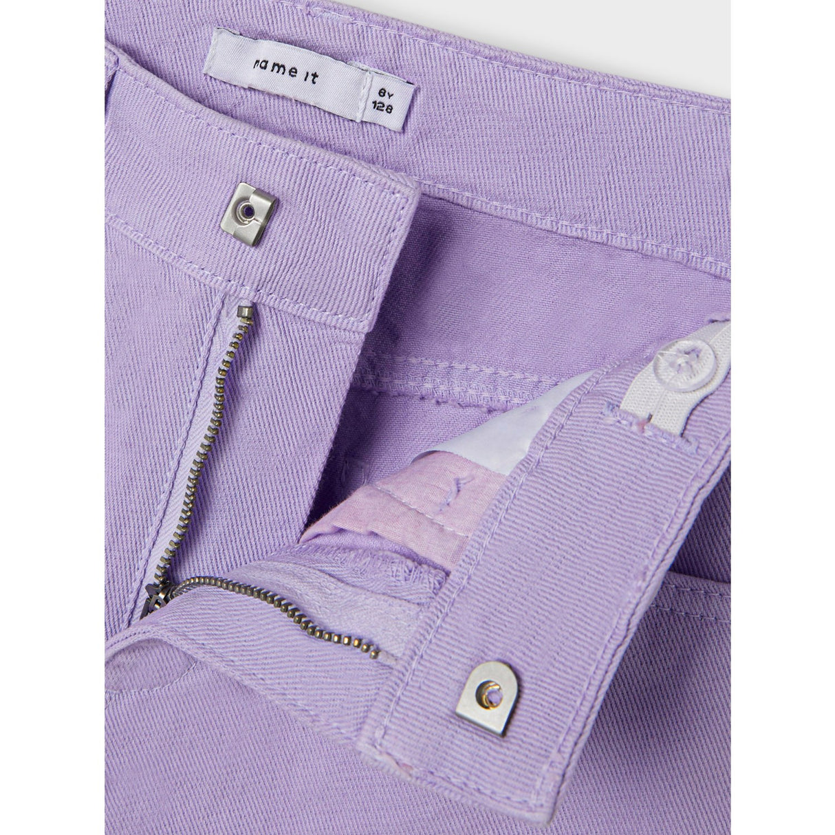 Name It Lilac Breeze Rose Mom Twill Shorts 2