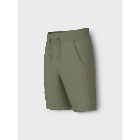 Name It Oil Green Vivasse Lange Sweat Shorts 2