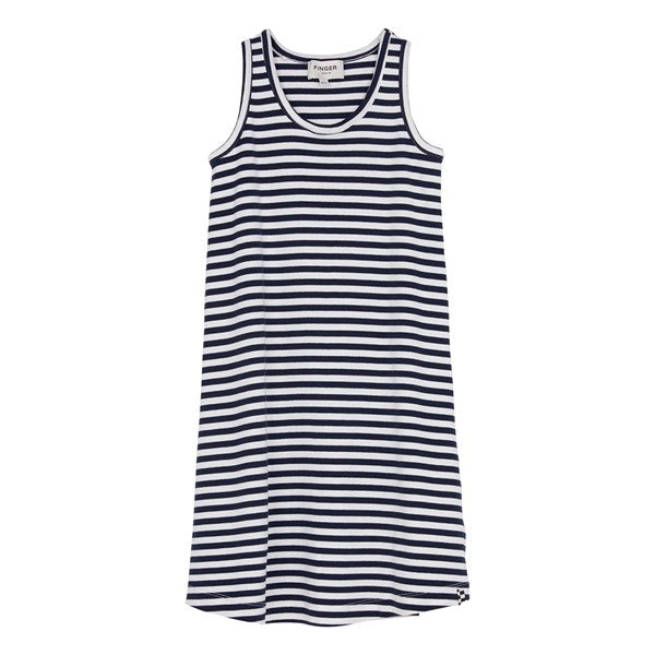 Finger In The Nose Arya Navy S Stripes Tank Top Kjole