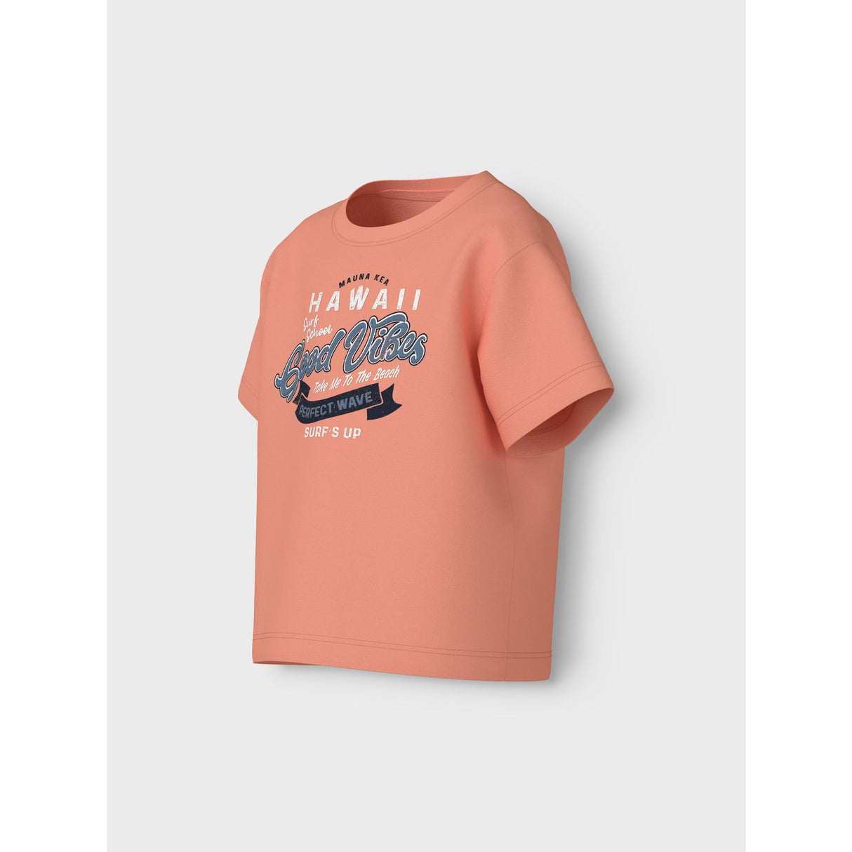 Name It Papaya Punch Good Vibes Vagno Løs T-Shirt