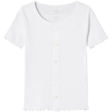 Name It Bright White Hady Short T-Shirt