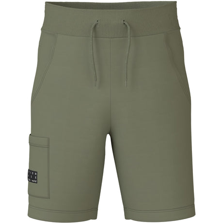 Name It Oil Green Vivasse Lange Sweat Shorts