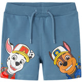 Name It Provincial Blue At Paw Patrol Lange Sweat Shorts