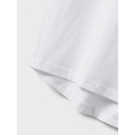 Name It Bright White Varutti Caps Løs T-Shirt 2