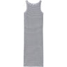 Name It Bright White Black Hobine Maxi Tank Kjole