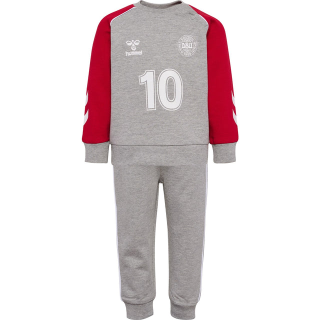 Hummel Grey Melange DBU Gameday Sweatsæt