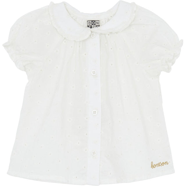 BONTON Blanc Paloma Aria Bluse