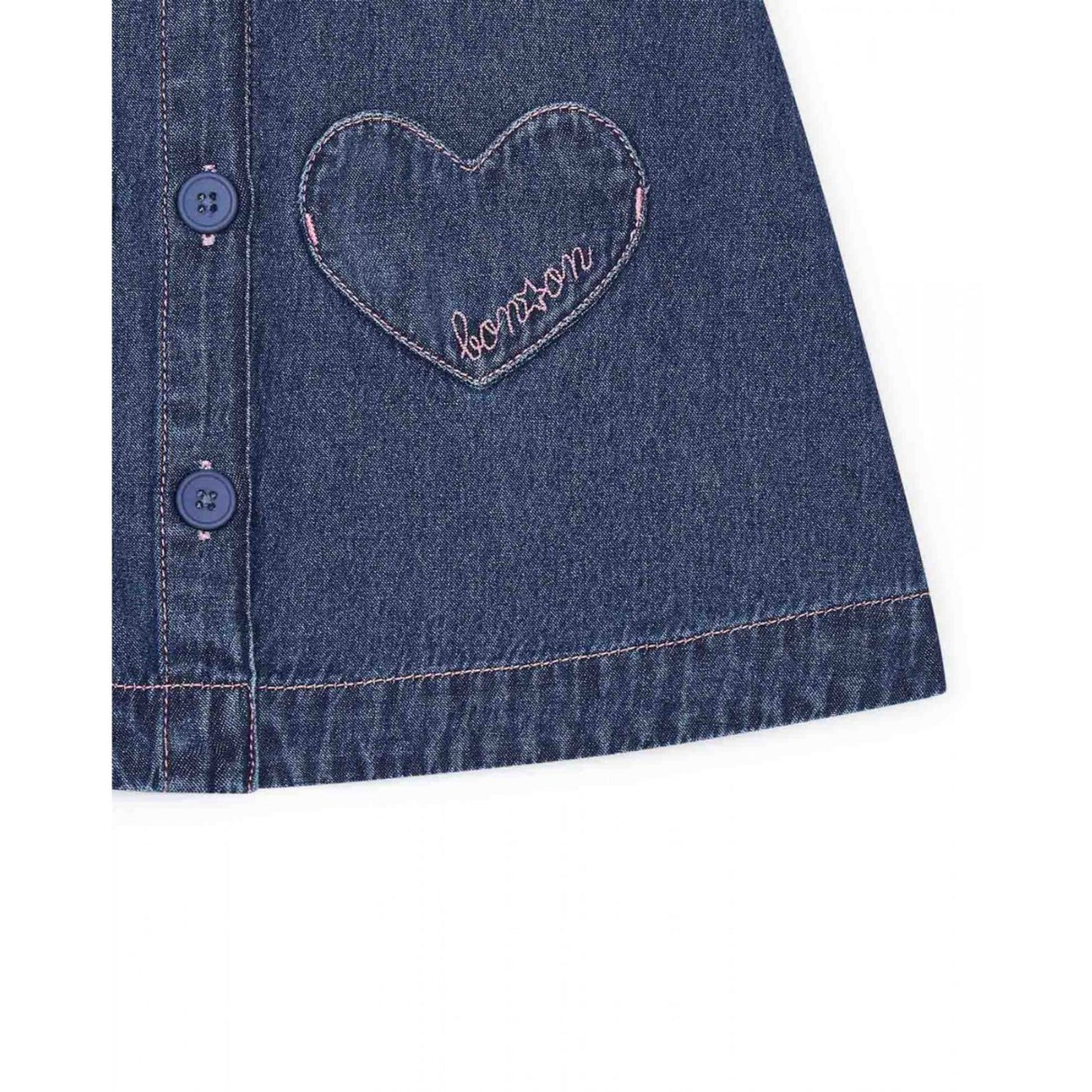 BONTON Chambray Foncé India Nederdel 3