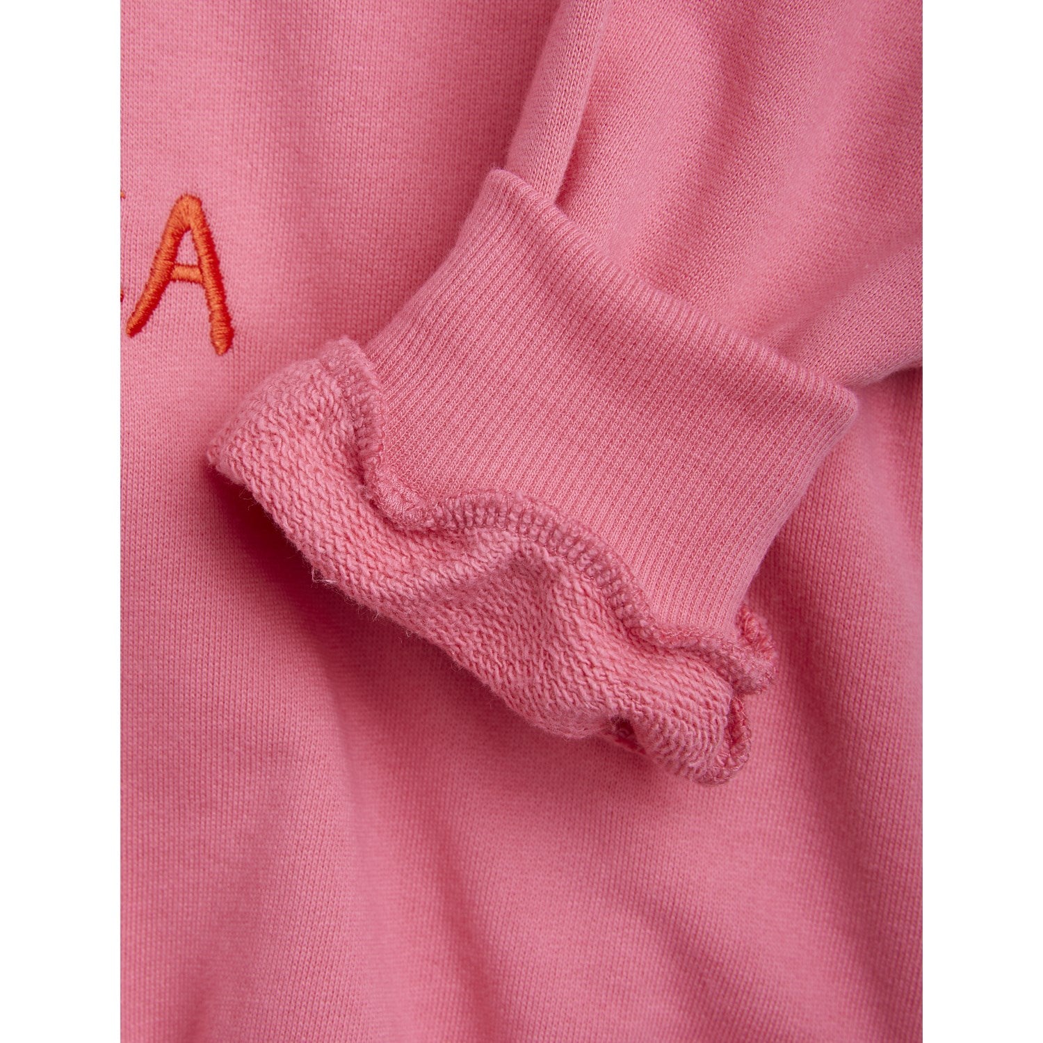 Mini Rodini Pink Parrot Embroidery Sweatshirt 4