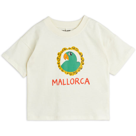 Mini Rodini Offwhite Papegøje T-shirt