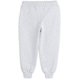 Mini Rodini Grey melange Parrot Embroidery Sweatpants 5