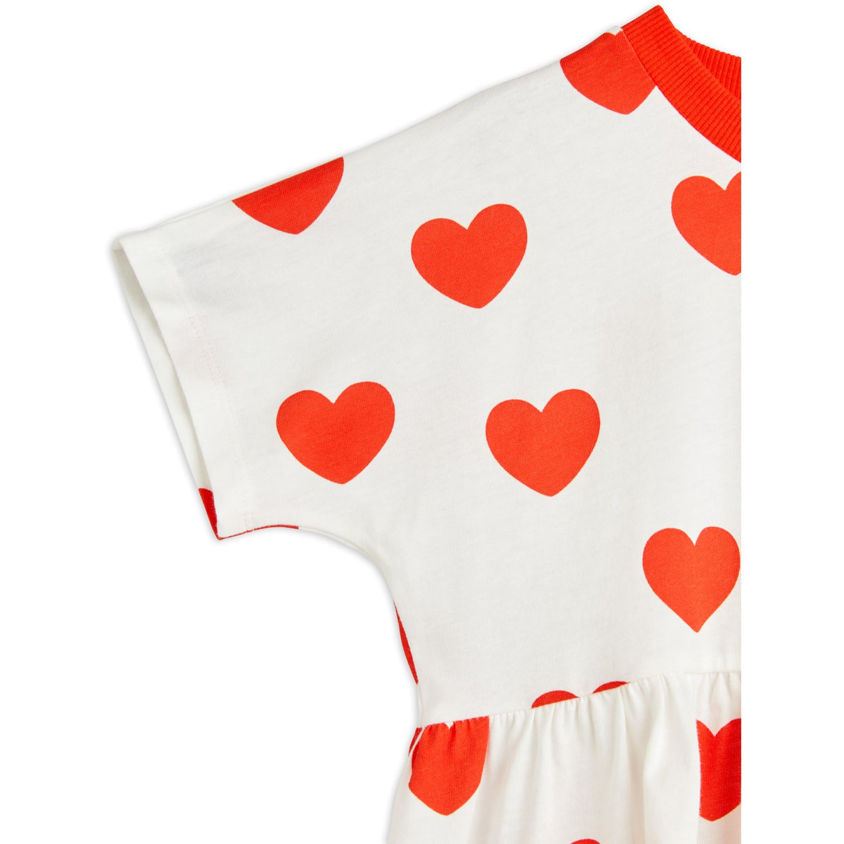 Mini Rodini Red Hearts AOP kjole 3