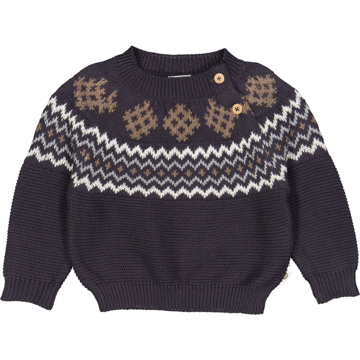 Müsli Mystery Blue Strik Jacquard Sweater