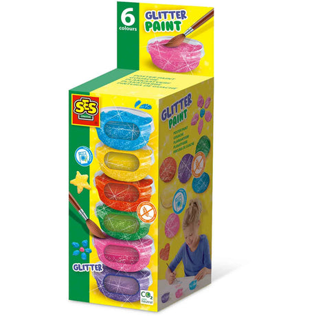 SES Creative Plakatmaling - Glitter 6X45Ml