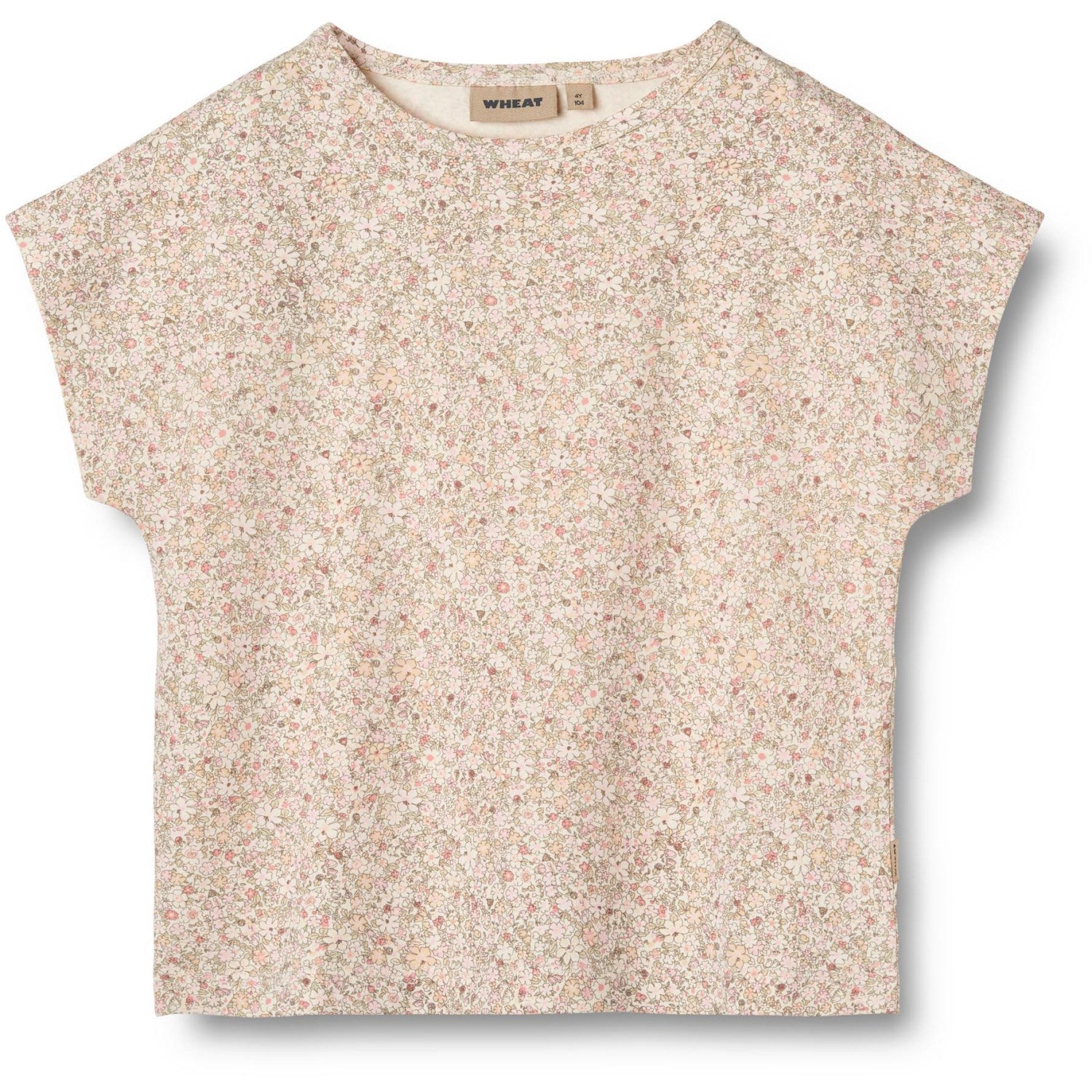 Wheat Cream Flower Meadow T-shirt Bette