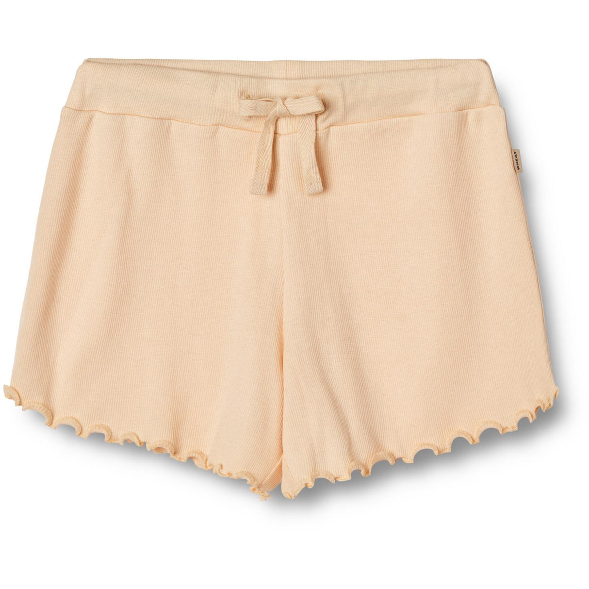 Wheat Pale Peach Rib Shorts Gertrud 2