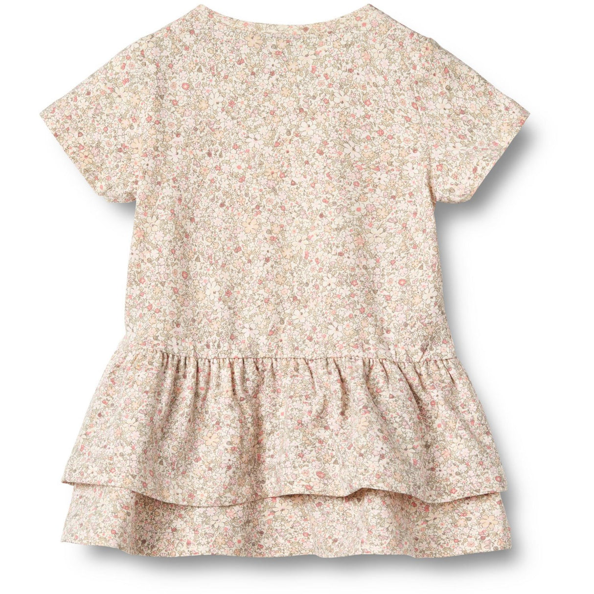 Wheat Cream Flower Meadow Jersey Kjole Johanna 3