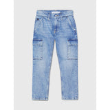 Calvin Klein Dad Denim Jeans Iconic Mid Blue