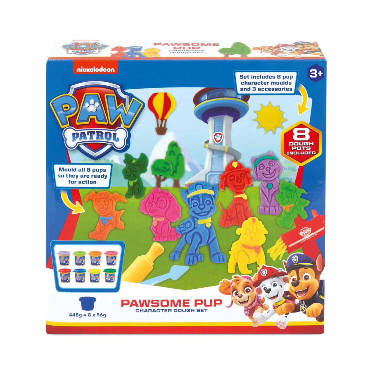 Paw Patrol Pawsome Pup Karakter Modellervoks Legesæt 4