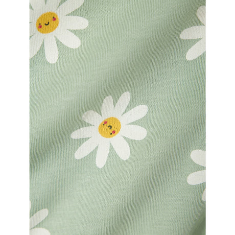 Name It Silt Green Daisy Flowers Vigga Strop Buksedragt Noos 2