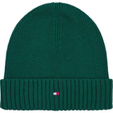 Tommy Hilfiger Ornamental Green Small Flag Beanie