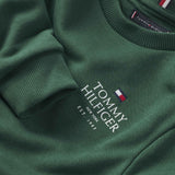 Tommy Hilfiger Ornamental Green Logo Puff Embr Reg Sweatshirt 2