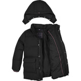 Tommy Hilfiger Black Monotype Ribstop Puffer Jakke 6