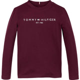 Tommy Hilfiger Deep Rouge Essential Bluse