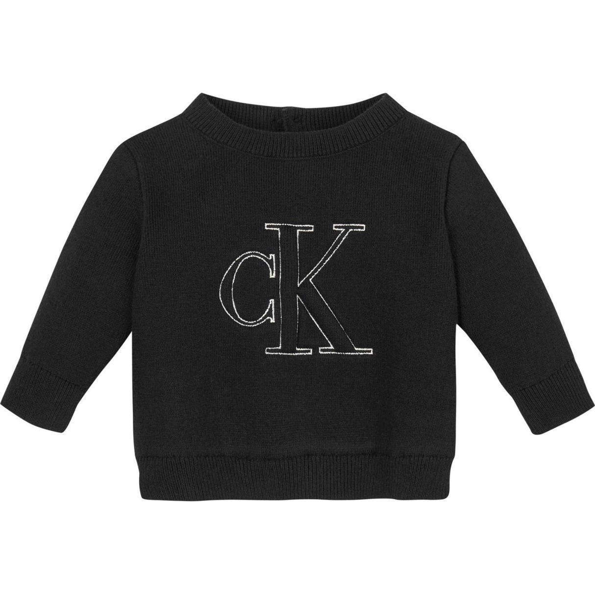 Calvin Klein Ck Black Monogram Logo Sweatshirt