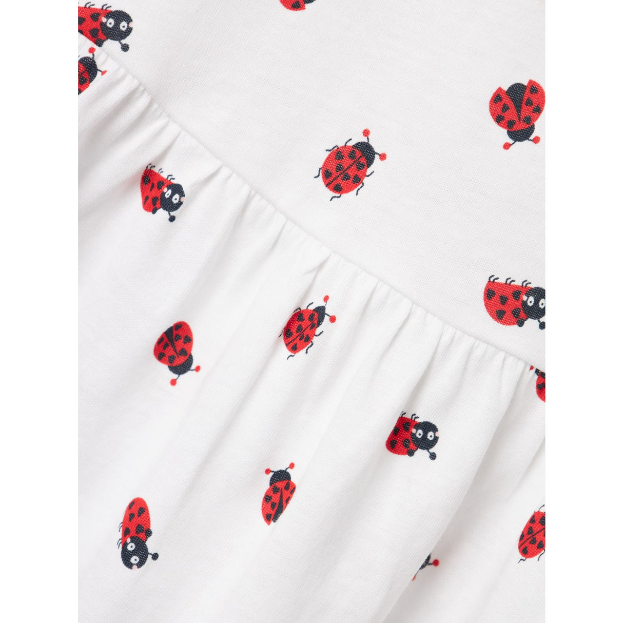 Name It Bright White Ladybugs Vigga Capsl Kjole Noos 2