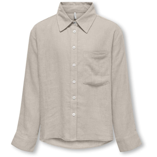 kids ONLY Pumice Stone Tokyo Linen Blend Shirt