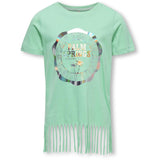 kids ONLY Spearmint Palm Alison Foil College Top