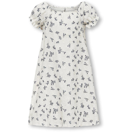 kids ONLY Cloud Dancer Black Flower Lavendel Dress