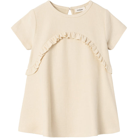 Lil'Atelier Bleached Sand Jolene Loose Sweat Kjole