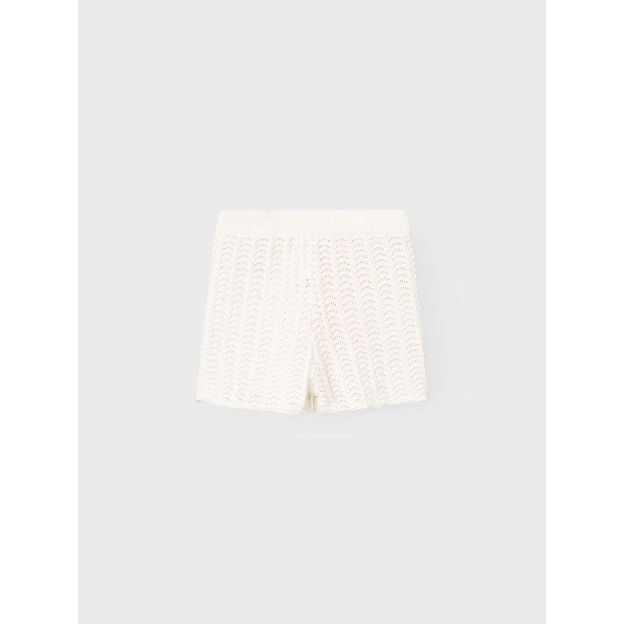 Lil'Atelier Coconut Milk Johanna Knit Shorts 2