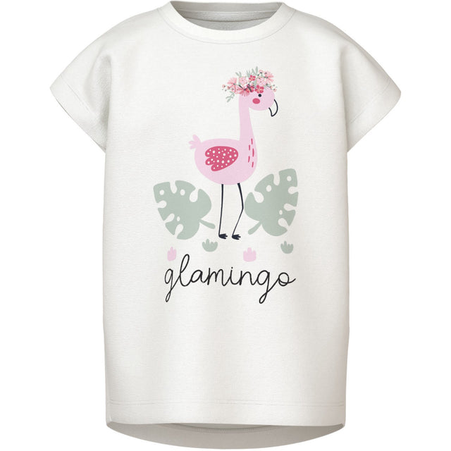 Name It Bright White Flamingo Vigea Capsl T-Shirt