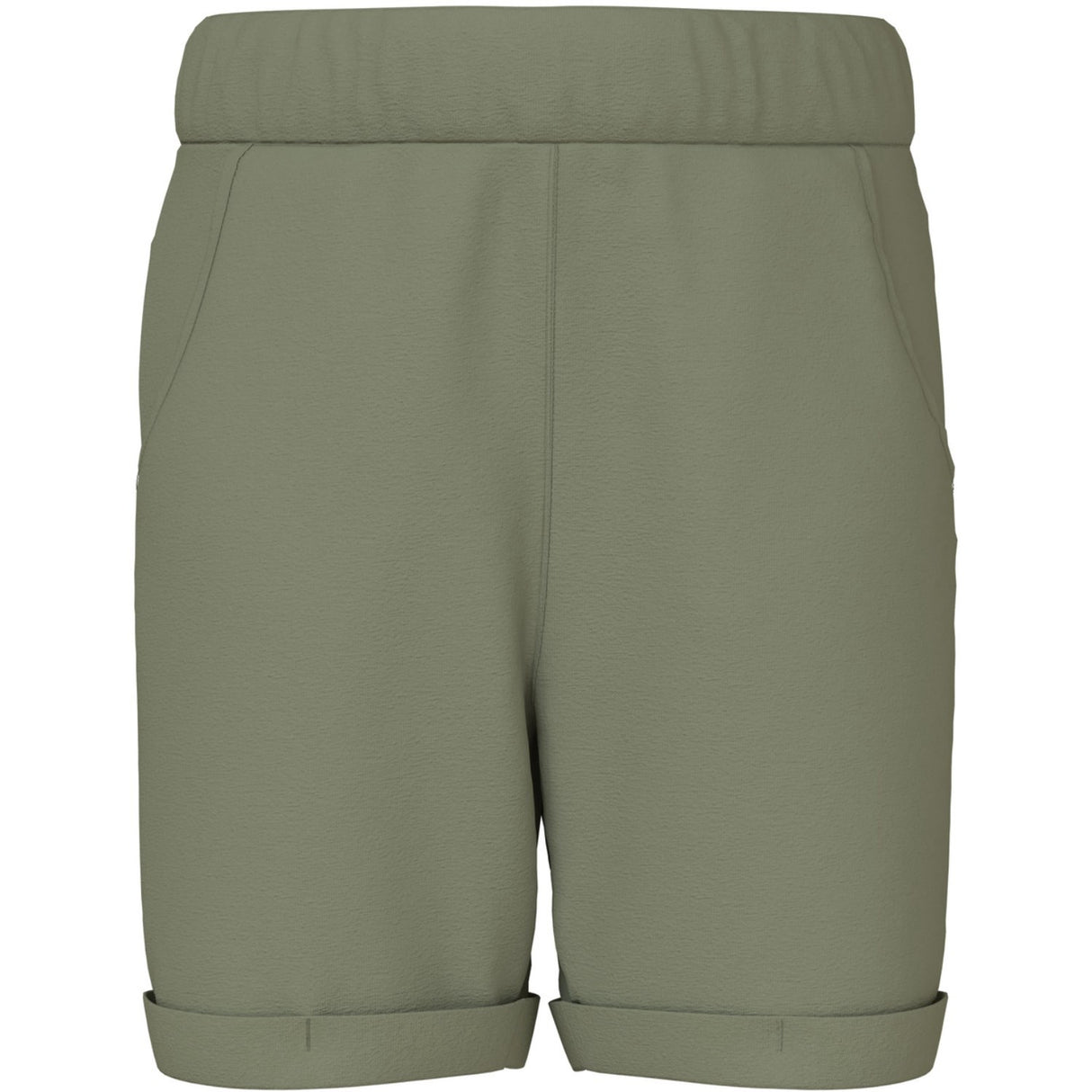 Name It Oil Green Viking Lange Shorts