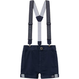 Name It Dark Sapphire Ben Baggy Twill Shorts