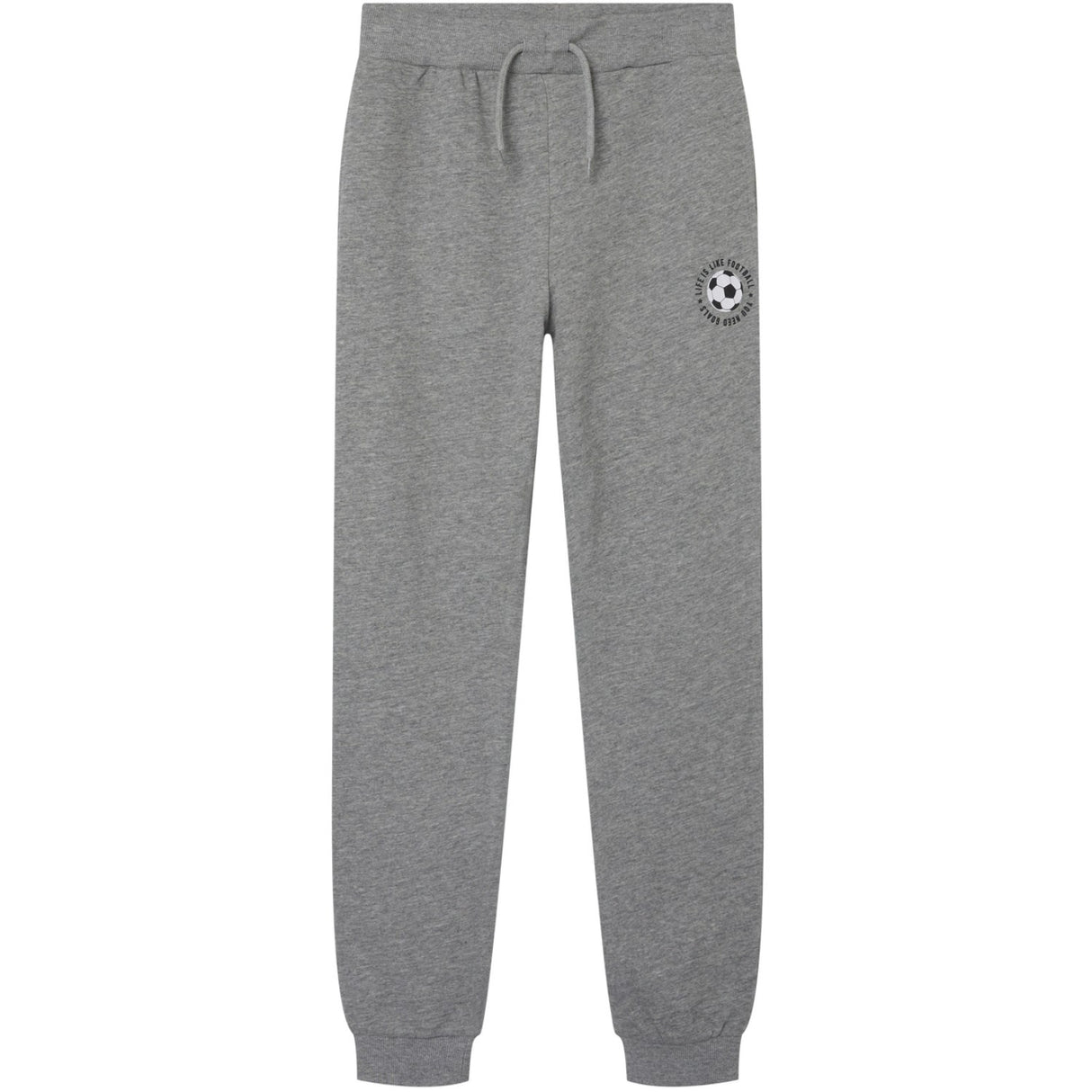 Name It Grey Melange Jefootball Sweatpants