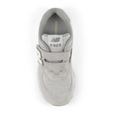 New Balance 574 Kids Hook & Loop Sneakers Concrete