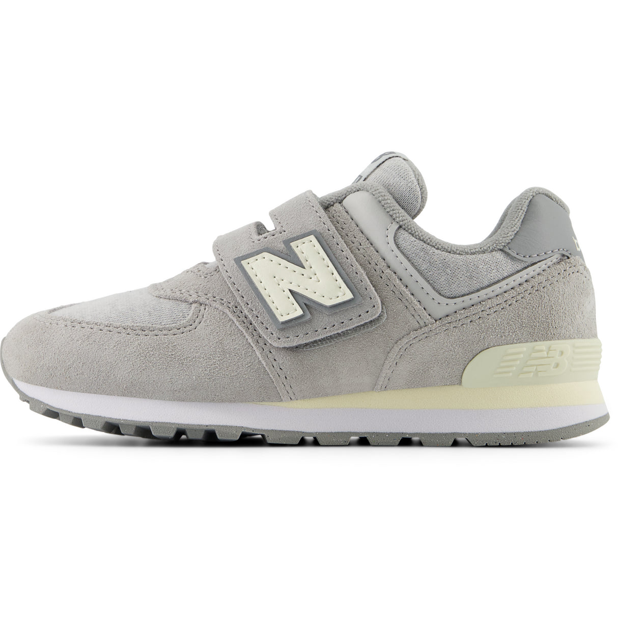 New Balance 574 Kids Hook & Loop Sneakers Concrete