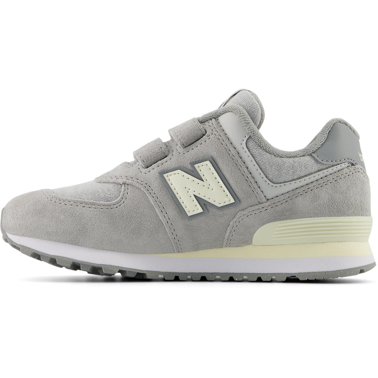 New Balance 574 Kids Hook & Loop Sneakers Concrete