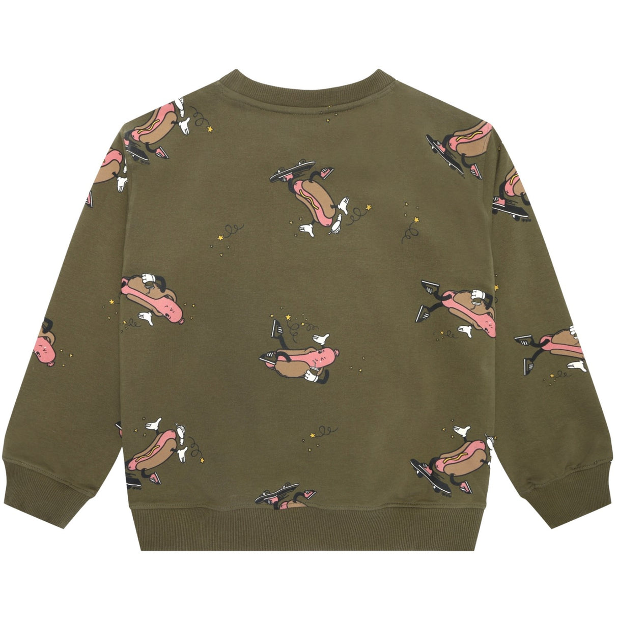 The New Ivy Green Hot Dog AOP Lexington OS Sweatshirt 4