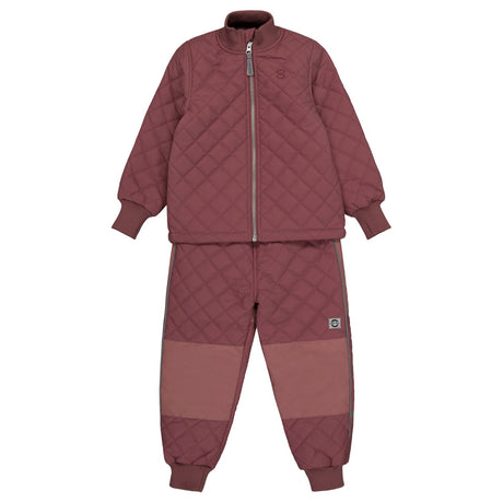 Mikk-Line Rose Brown Termosæt med Fleece