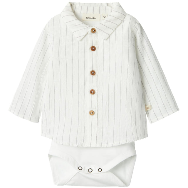 Lil'Atelier Coconut Milk Frej Body Skjorte