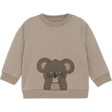 Minymo Taupe Gray Sweatshirt