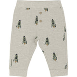 Minymo Grey Melange Sweatpants AOP